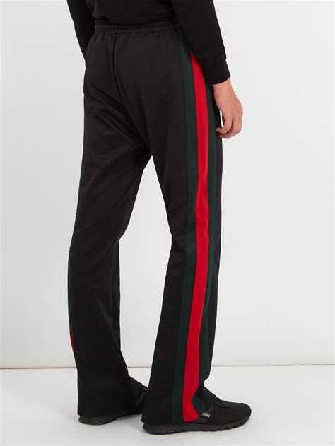 mens gucci striped dressed pants|gucci jeans for men cheap.